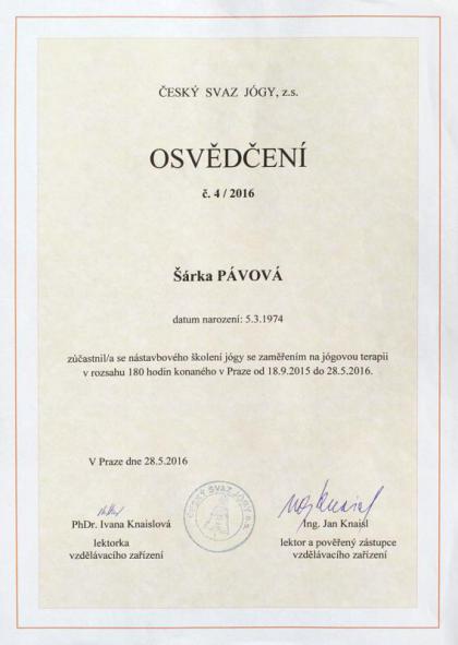 Osvědčení